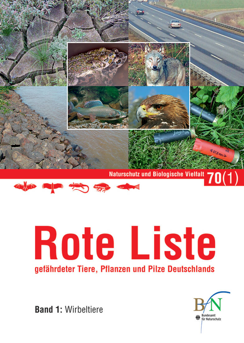 NaBiV Heft 70/1: Rote Liste gefährdeter Tiere, Pflanzen und Pilze Deutschlands - Band 1: Wirbeltiere