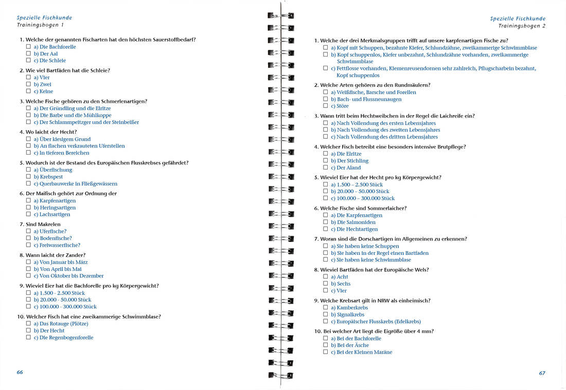 Arbeitsbuch Fischerprüfung