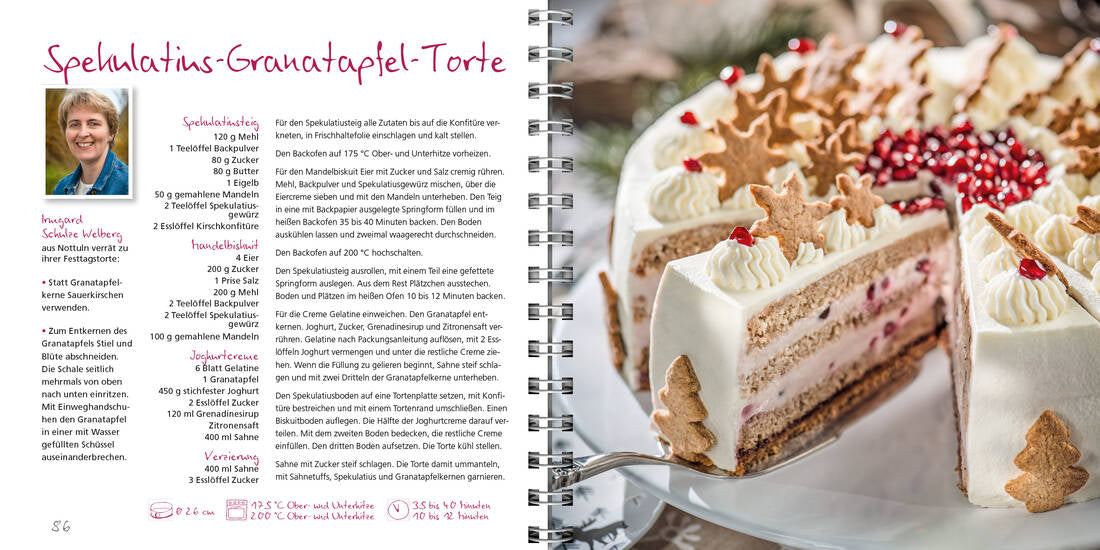 Torten für Gäste und Feste von Landwirtschaftsverlag GmbH mit Spiralbindung, großes Rezeptbuch mit Bildern