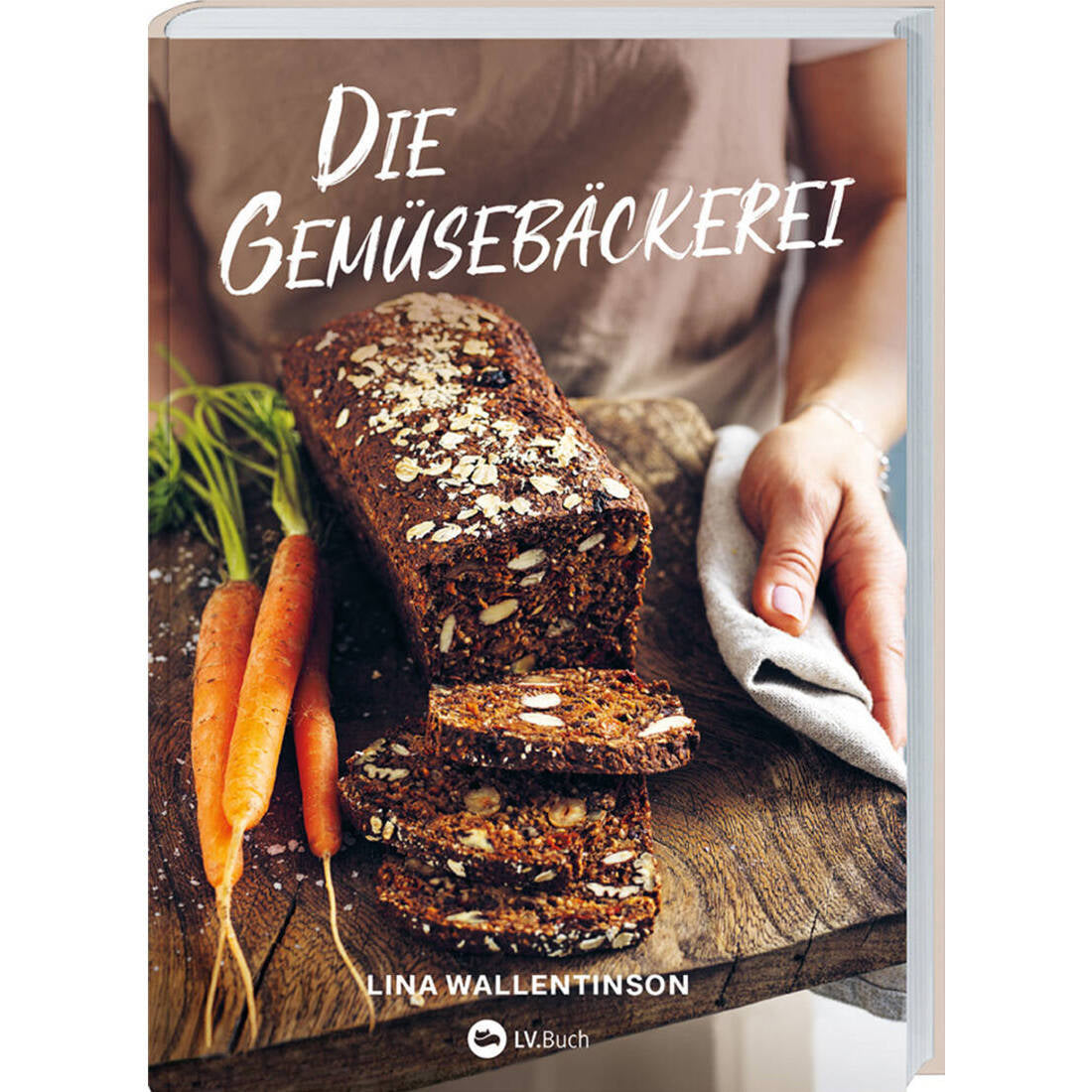 Die Gemüsebäckerei Landwirtschaftsverlag GmbH Kochbuch mit Backrezepten für Gemüse in braunem Buchcover