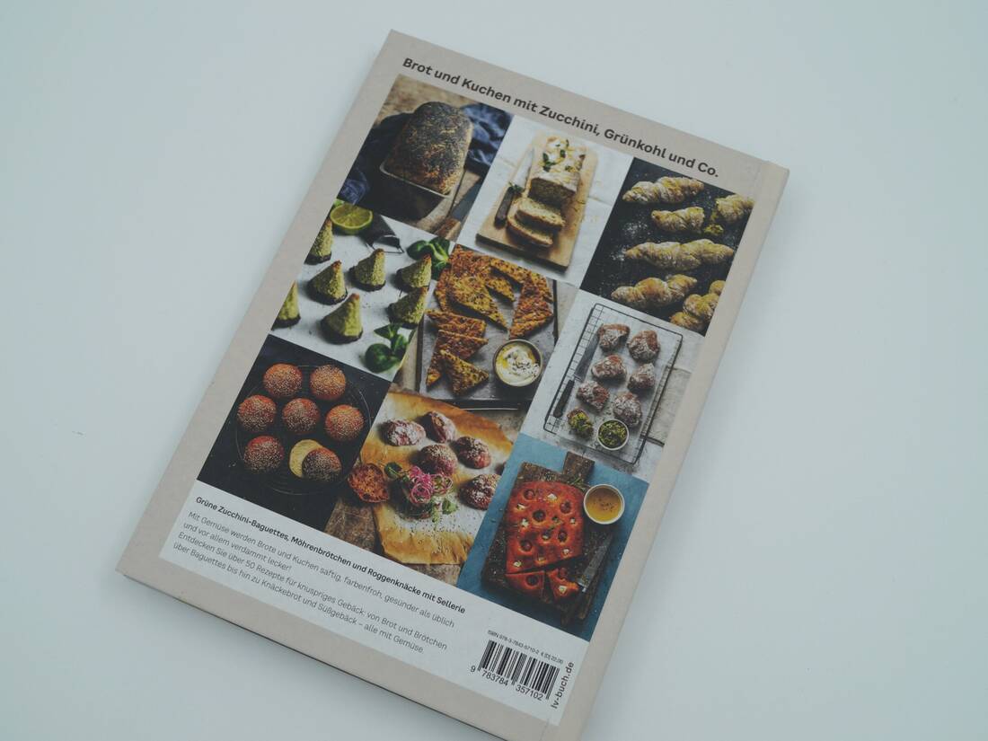 Die Gemüsebäckerei von Landwirtschaftsverlag GmbH, Kochbuch mit Backrezepten für Gemüse in Pastellfarben