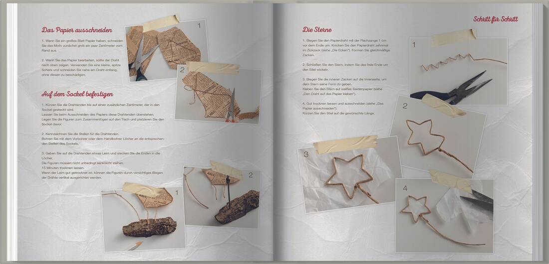 Weihnachtliches aus der Papierwerkstatt