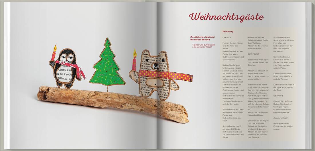 Weihnachtliches aus der Papierwerkstatt