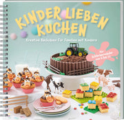 Kinder lieben Kuchen von Landwirtschaftsverlag GmbH, Familien Backbuch mit Rezeptanleitungen und Löffeln und Bechern
