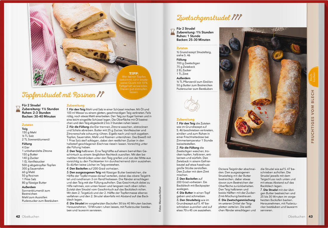 Landlust Hausgemacht Obstkuchen von Landwirtschaftsverlag GmbH mit Rezepten für Obstkuchen und Strudel