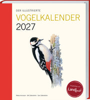 Der illustrierte Vogelkalender 2027 von Landwirtschaftsverlag GmbH mit Hardcover und Goldfolienprägung