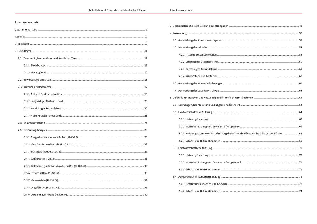 NaBiV Heft 170/10: Rote Liste und Gesamtartenliste der Raubfliegen (Diptera: Asilidae) Deutschlands
