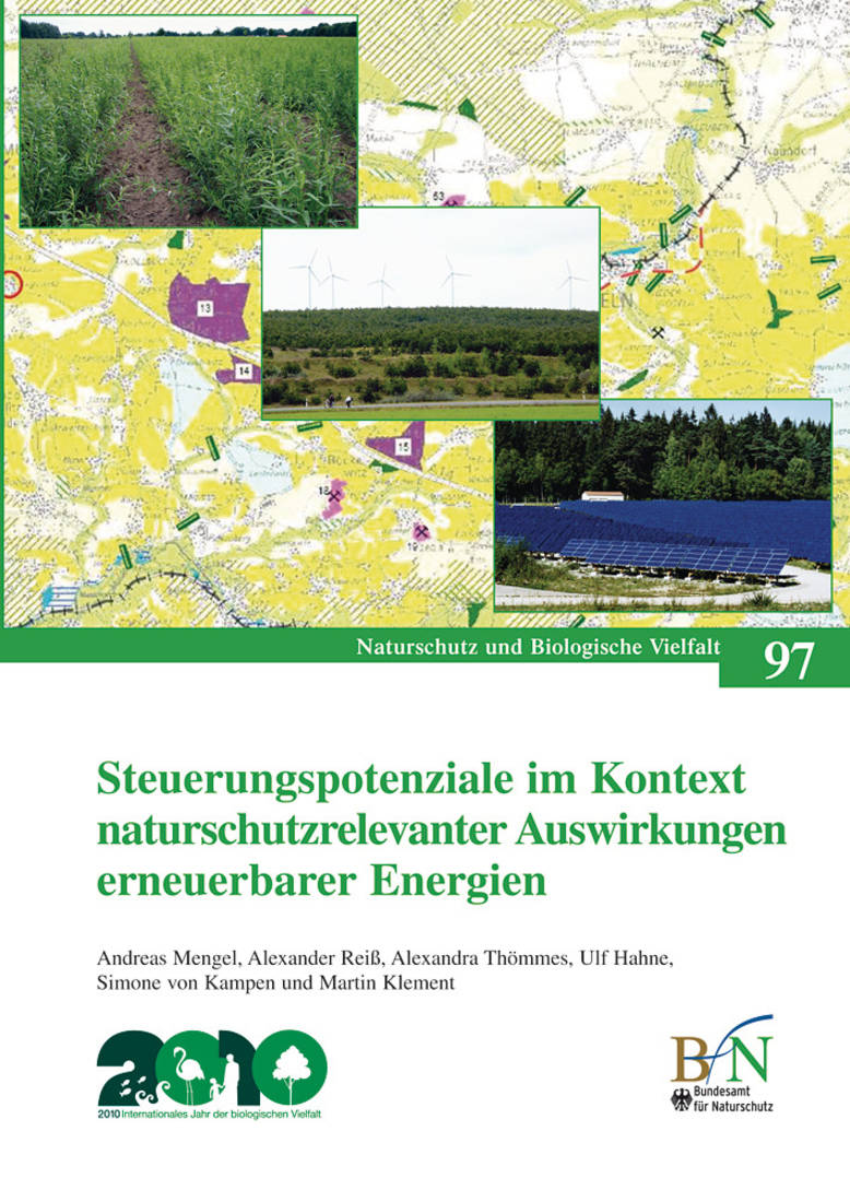 NaBiV Heft 97: Steuerungspotentiale im Kontext naturschutzrelevanter Auswirkungen erneuerbarer Energ