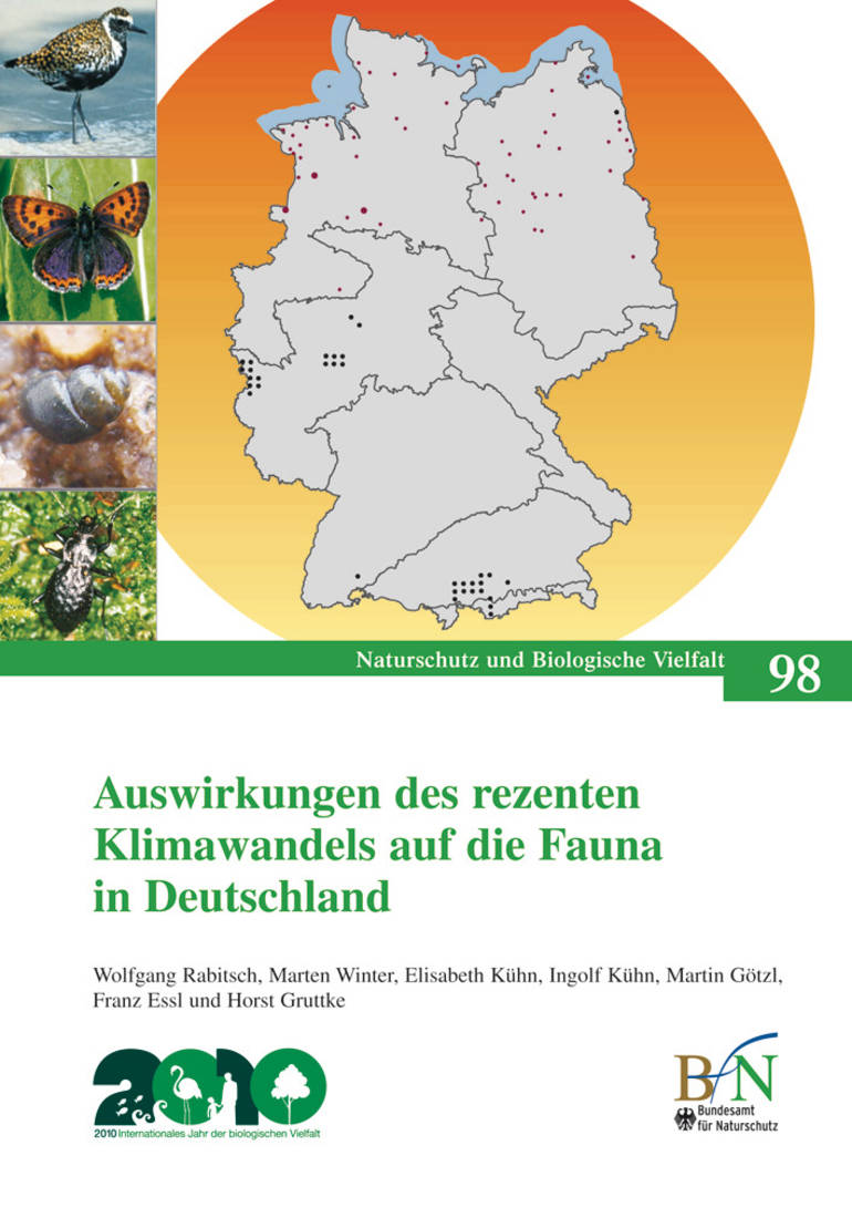 NaBiV Heft 98: Auswirkungen des rezenten Klimawandels auf die Fauna in Deutschland
