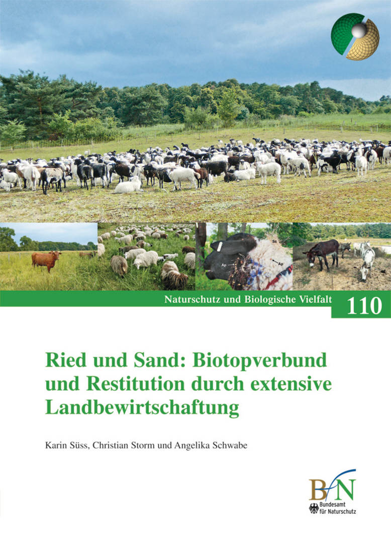 NaBiV Heft 110: Ried und Sand. Biotopverbund und Restitution durch extensive Landbewirtschaftung.
