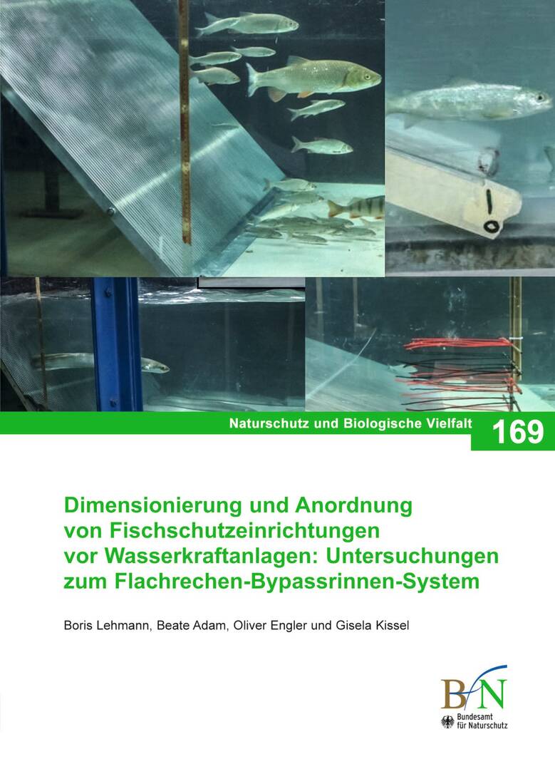 NaBiV Heft 169: Dimensionierung und Anordnung von Fischschutzeinrichtungen vor Wasserkraftanlagen