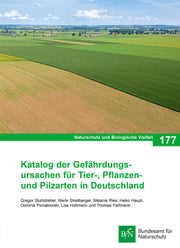 NaBiV Heft 177 Katalog der Gefährdungsursachen Landwirtschaftsverlag GmbH, grünes Cover mit Naturvielfalt