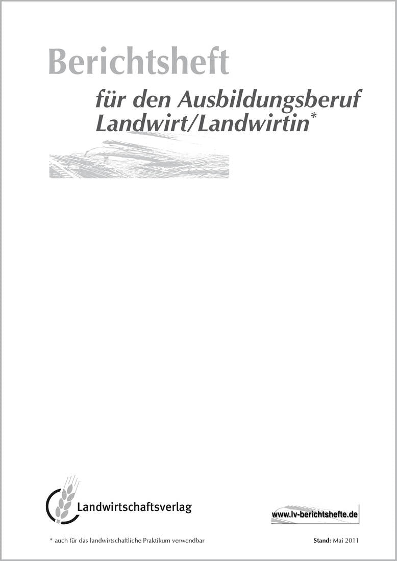 Berichtsheft Landwirt inkl. Ordner