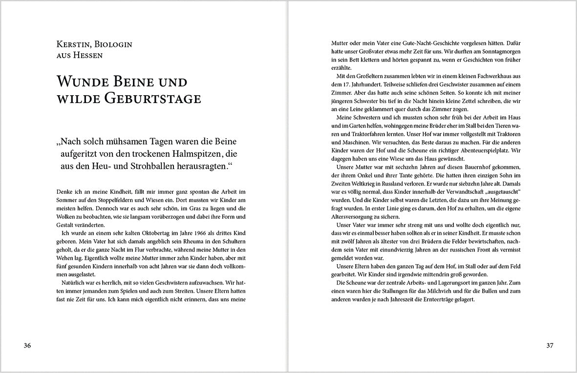 Bauerntöchter erzählen ihre Geschichte