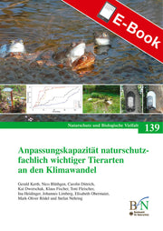 PDF: NaBiV Heft 139: Anpassungskapazität naturschutzfachlich wichtiger Tierarten an den Klimawandel