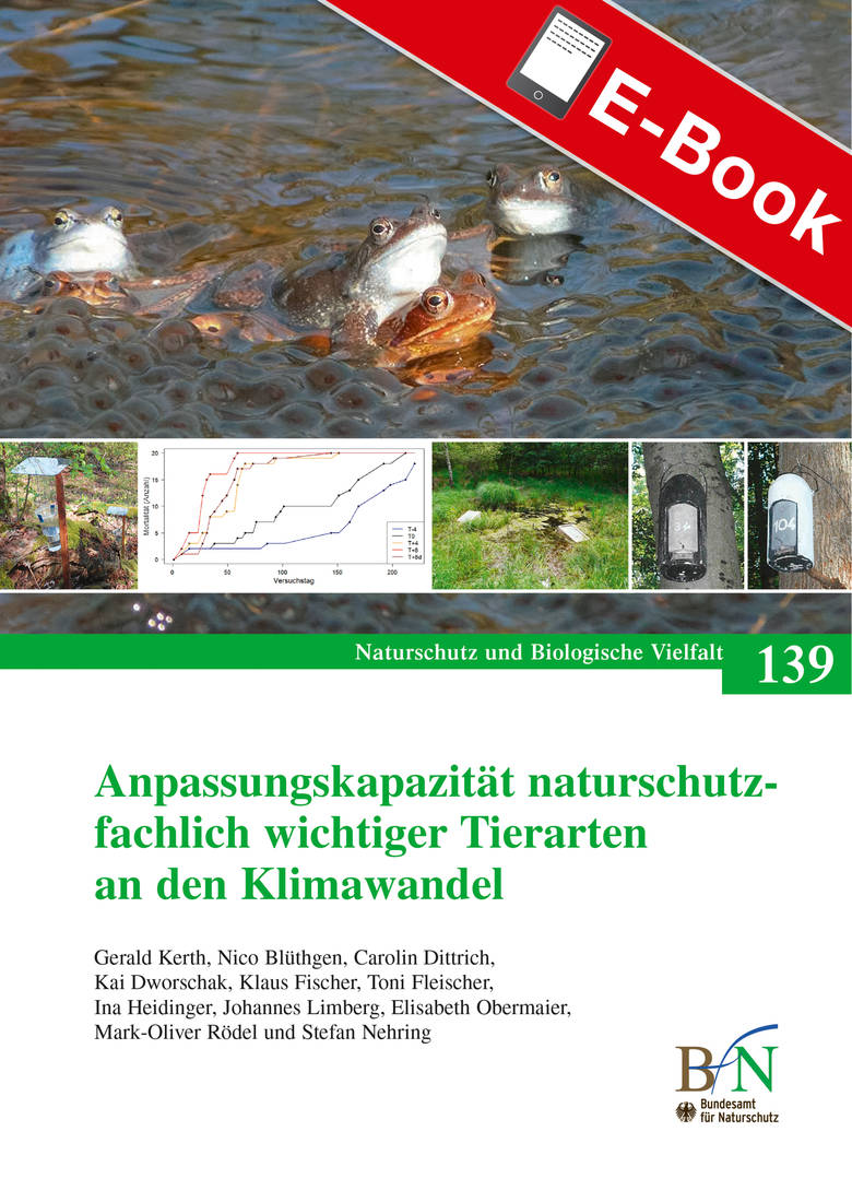 PDF: NaBiV Heft 139: Anpassungskapazität naturschutzfachlich wichtiger Tierarten an den Klimawandel