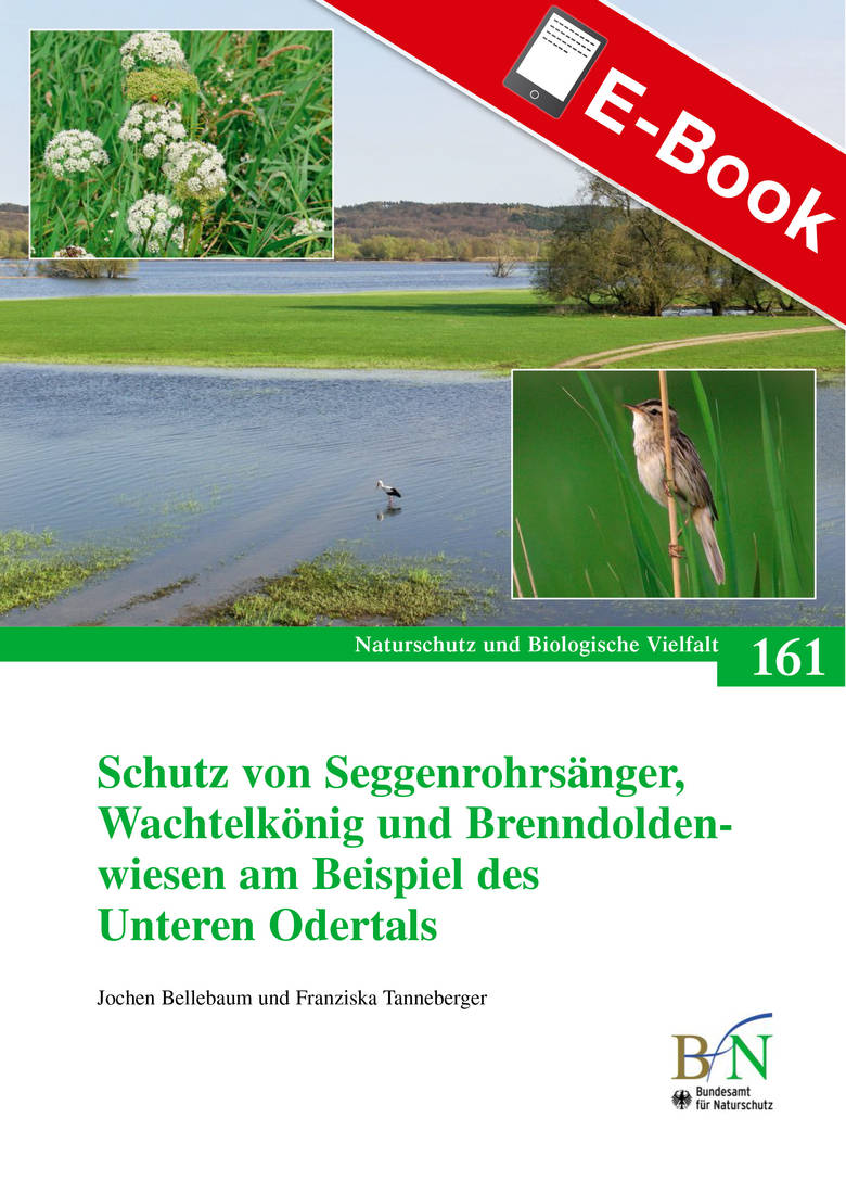 PDF: NaBiV Heft 161: Schutz von Seggenrohrsänger, Wachtelkönig und Brenndoldenwiesen am Beispiel des