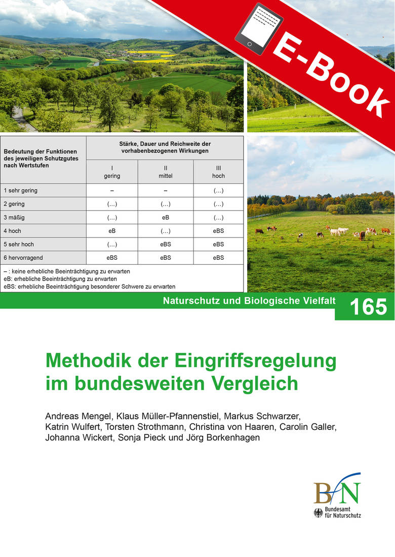 PDF: NaBiV Heft 165: Methodik der Eingrifsregelung im bundesweiten Vergleich