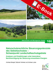 PDF: NaBiV Heft 166: Naturschutzrechtliche Steuerungspotenziale des Gebietsschutzes - Schwerpunkt La