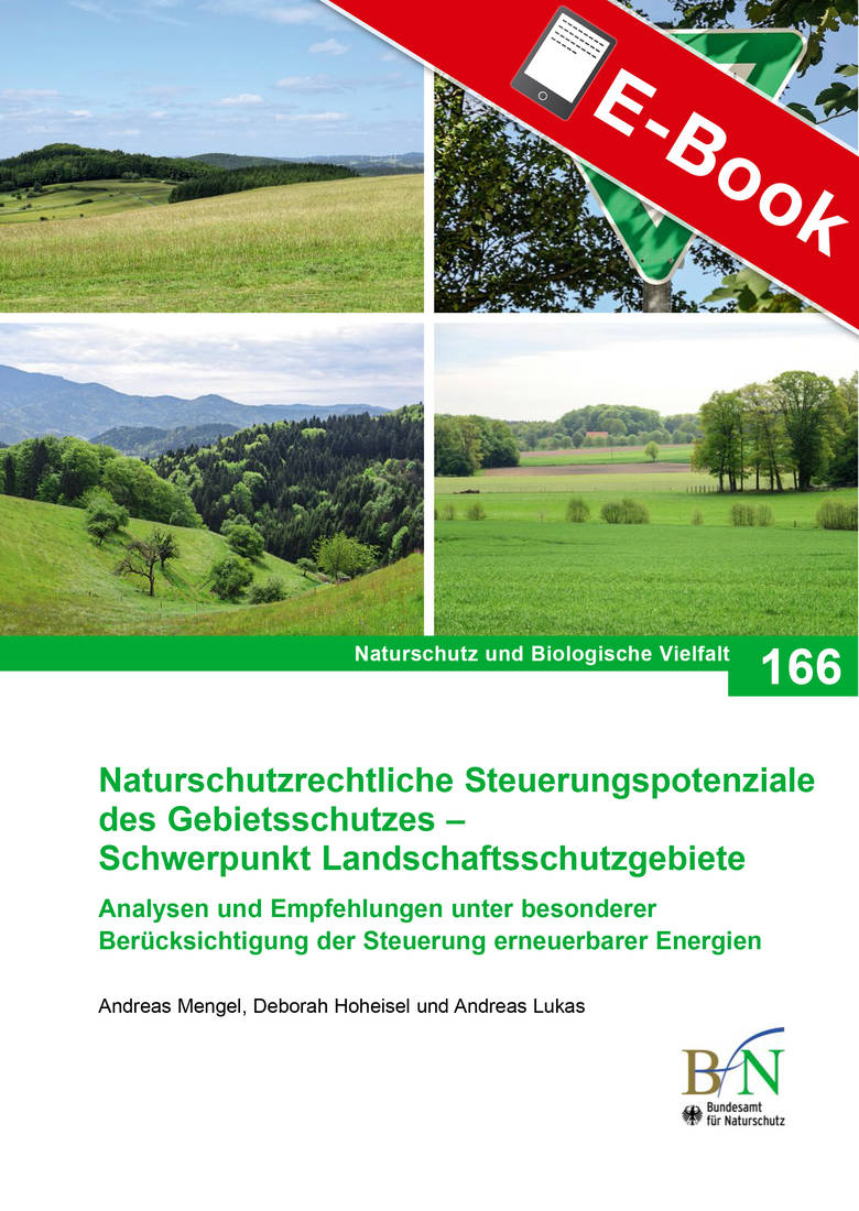 PDF: NaBiV Heft 166: Naturschutzrechtliche Steuerungspotenziale des Gebietsschutzes - Schwerpunkt La