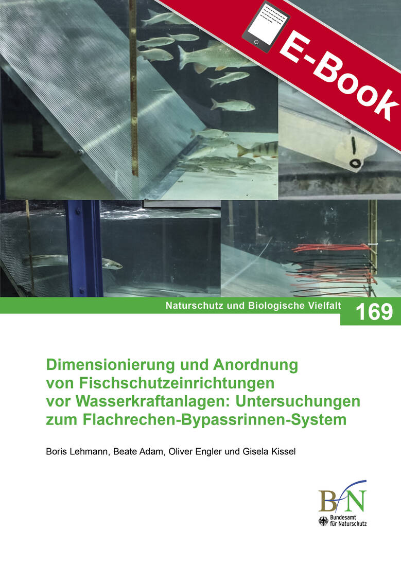 PDF: NaBiV Heft 169: Dimensionierung und Anordnung von Fischschutzeinrichtungen vor Wasserkraftanlag