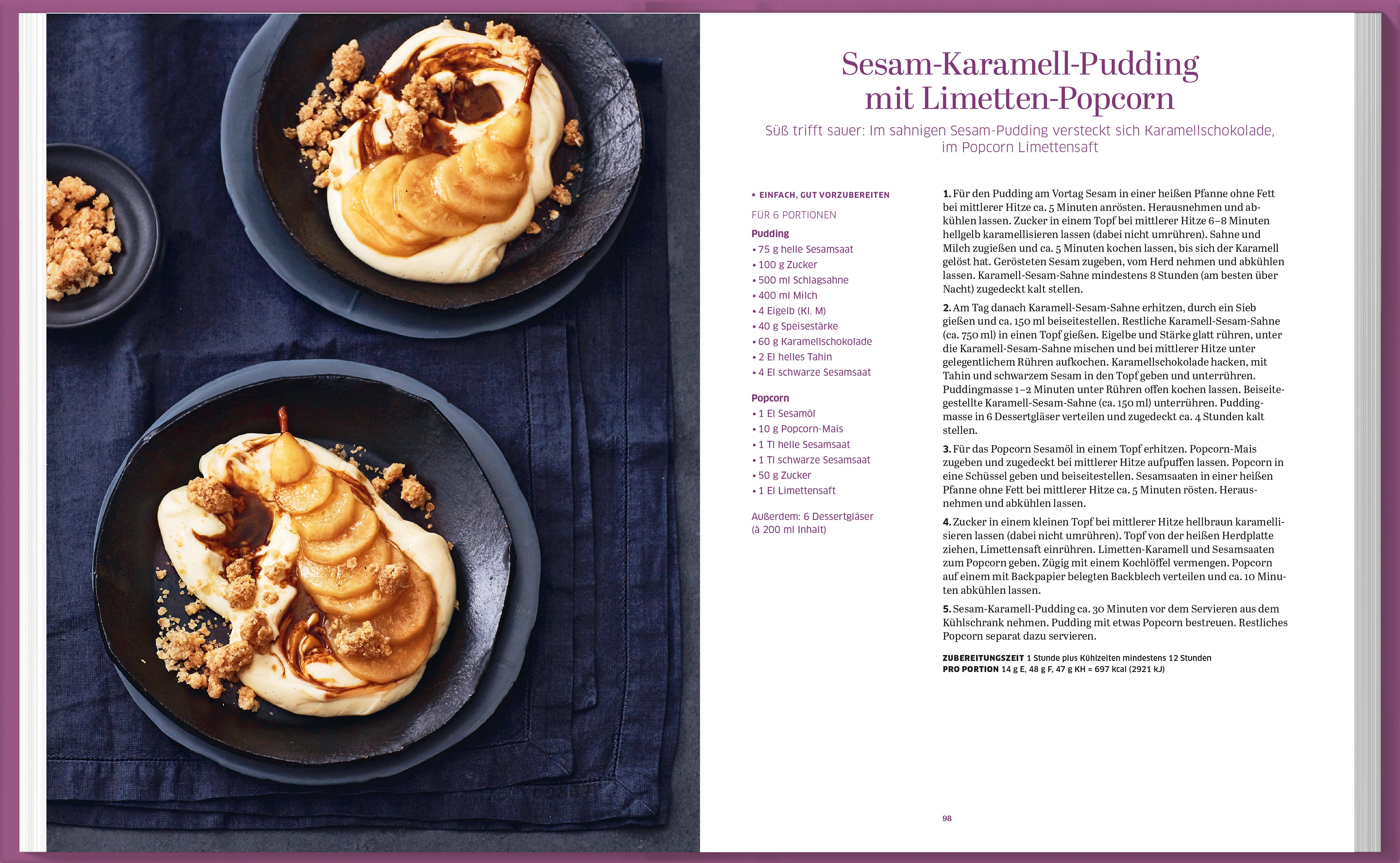 essen trinken- Feine Desserts von Landwirtschaftsverlag GmbH, Dessertbuch mit Schritt-für-Schritt-Anleitungen