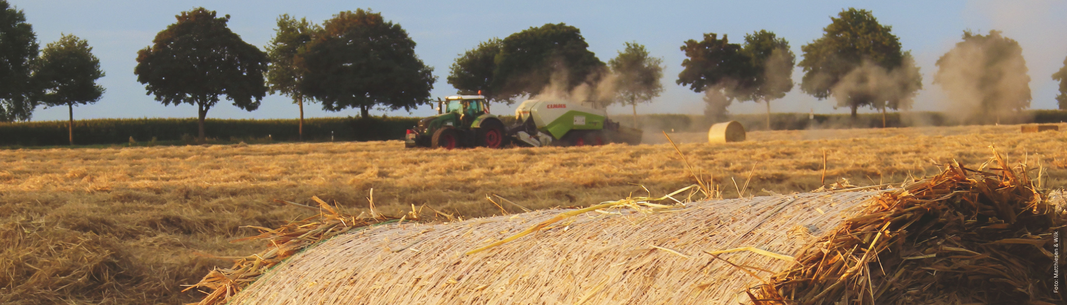 Trecker auf Feld