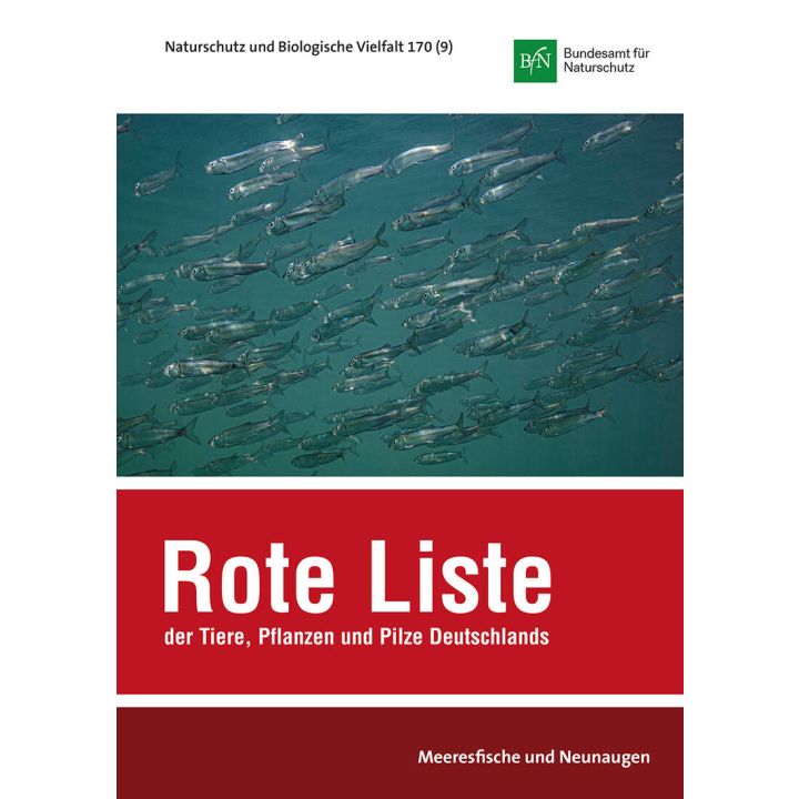 NaBiV Heft 170/9: Rote Liste und Gesamtartenliste der Fische und Neunaugen (Elasmobranchii, Actinopterygii & Petromyzontida) der marinen Gew&auml;sser Deutschlands