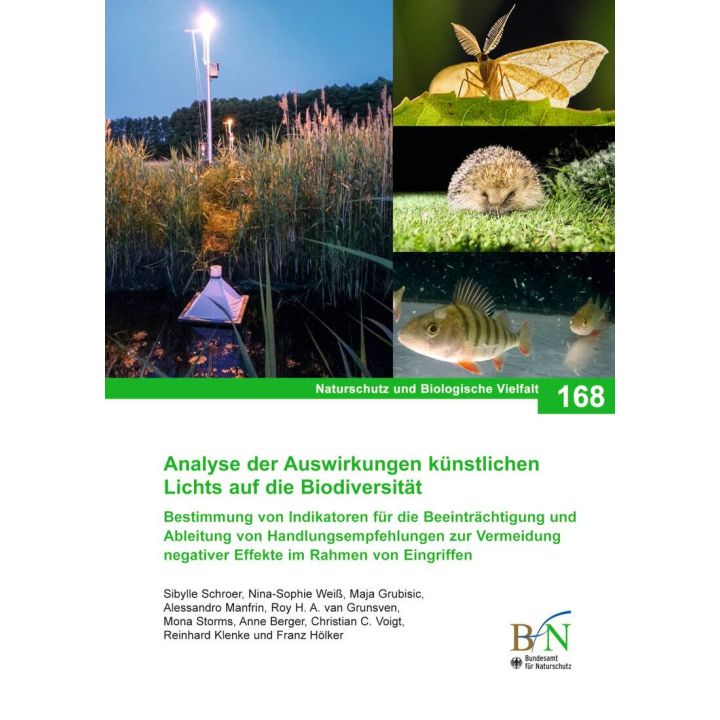 NaBiV Heft 168: Analyse der Auswirkungen künstlichen Lichts auf die Biodiversität