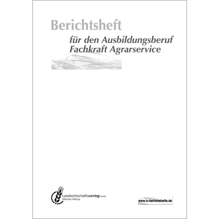 Berichtsheft Agrarservice inkl. Ordner